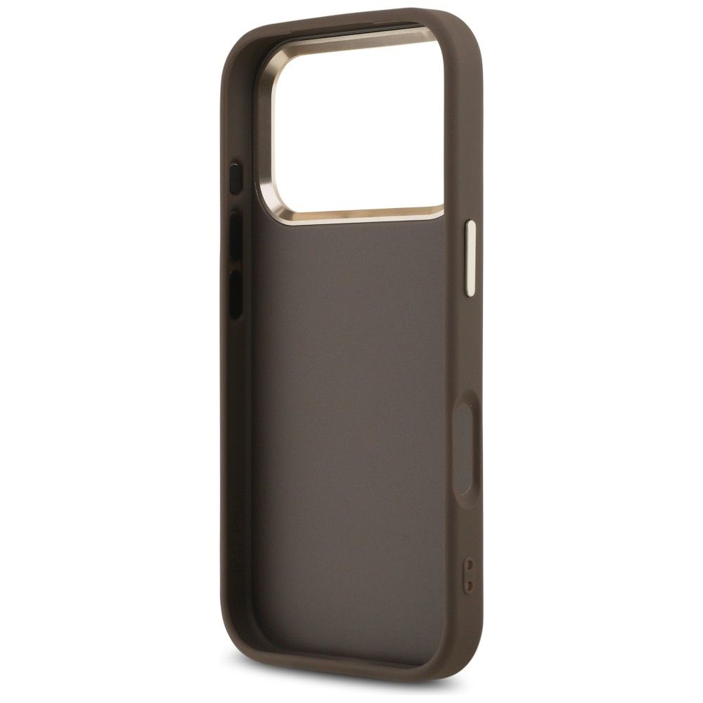 GUESS case for IPHONE 18 Pro / 17 Pro GUE005483 (PU W/ Big 4G Classic Logo) brown gold