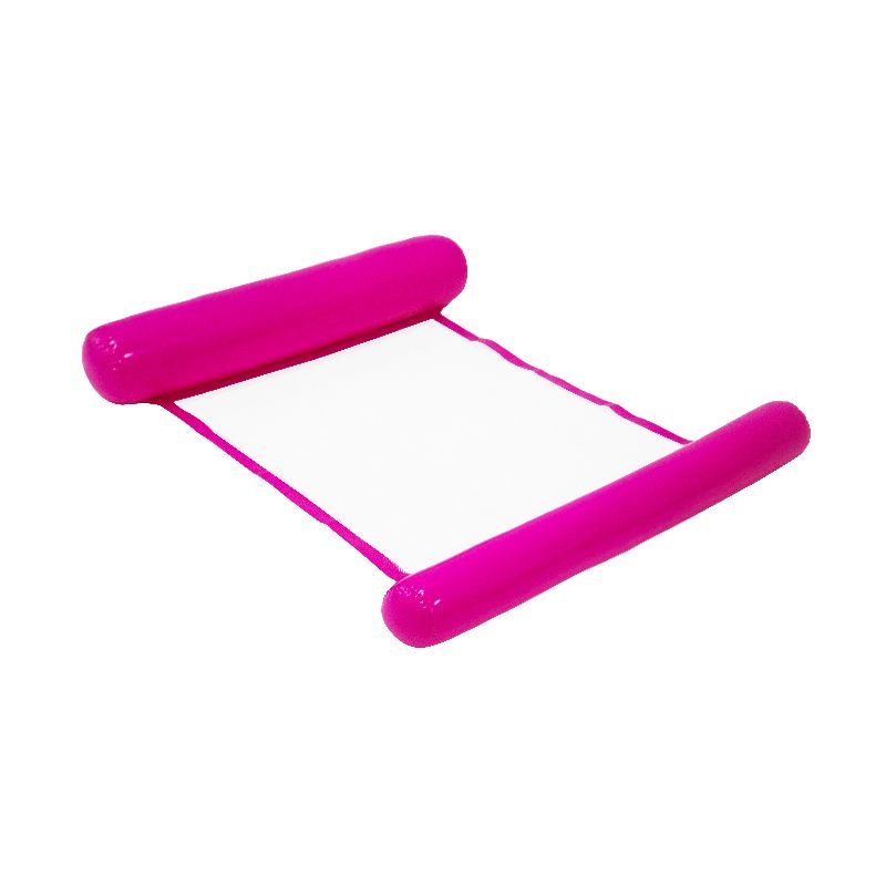 Nadmuchiwany materac do pływania czerwony