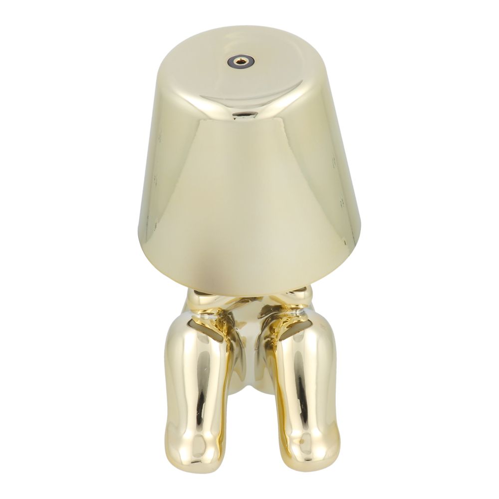 Lampka nocna GOLD MAN Art Deco siedzący (wzór 4) MLTL