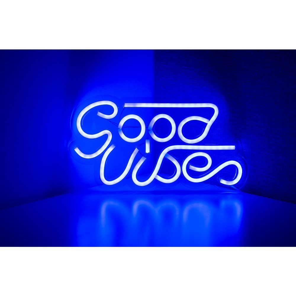 NEON NA ŚCIANĘ LED na USB - Good vibes 2 model