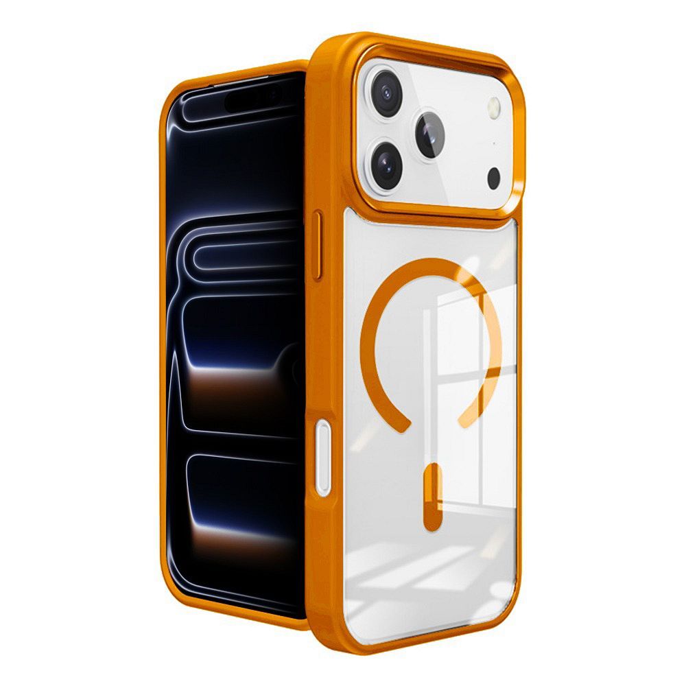 ROAR case MAG BUMPER compatible with MagSafe for IPHONE 18 Pro / 17 Pro orange