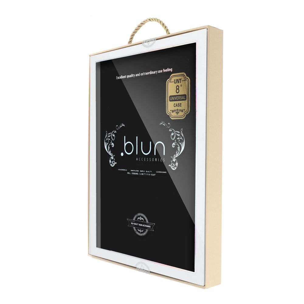 Blun universal case for tablets 8" black (UNT)
