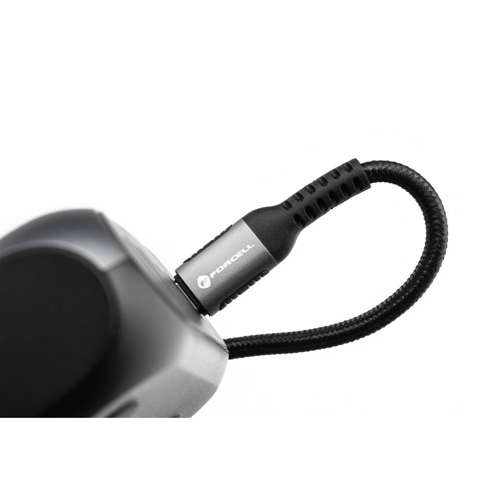 Cable USB C to USB C Forcell F-Energy QC4.0 PD 5A 100W Cafule 3 m C260 black