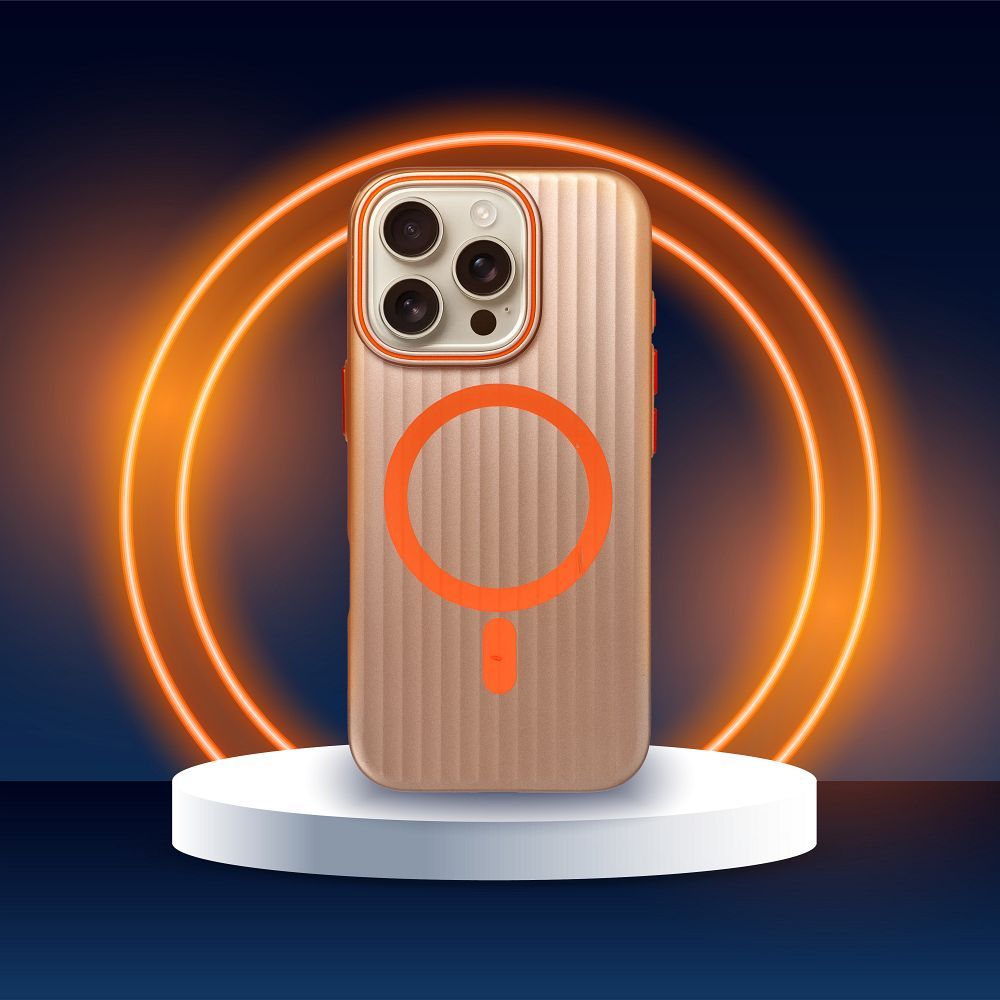 Futerał SIMPLY kompatybilny z MagSafe do IPHONE 13 Pro tytan pustynny