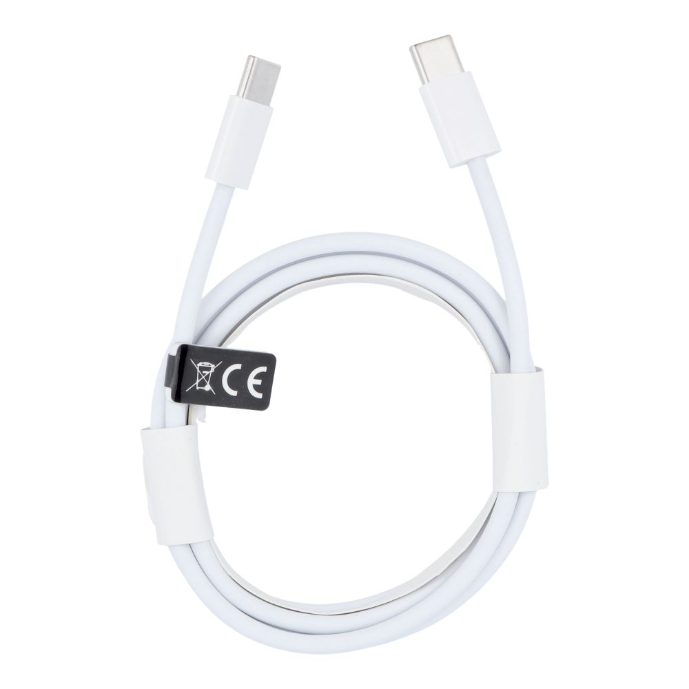 C-típusú–C-típusú kábel, PD, QC3.0, 3 A, 30 W, HD26, 2 m, fehér