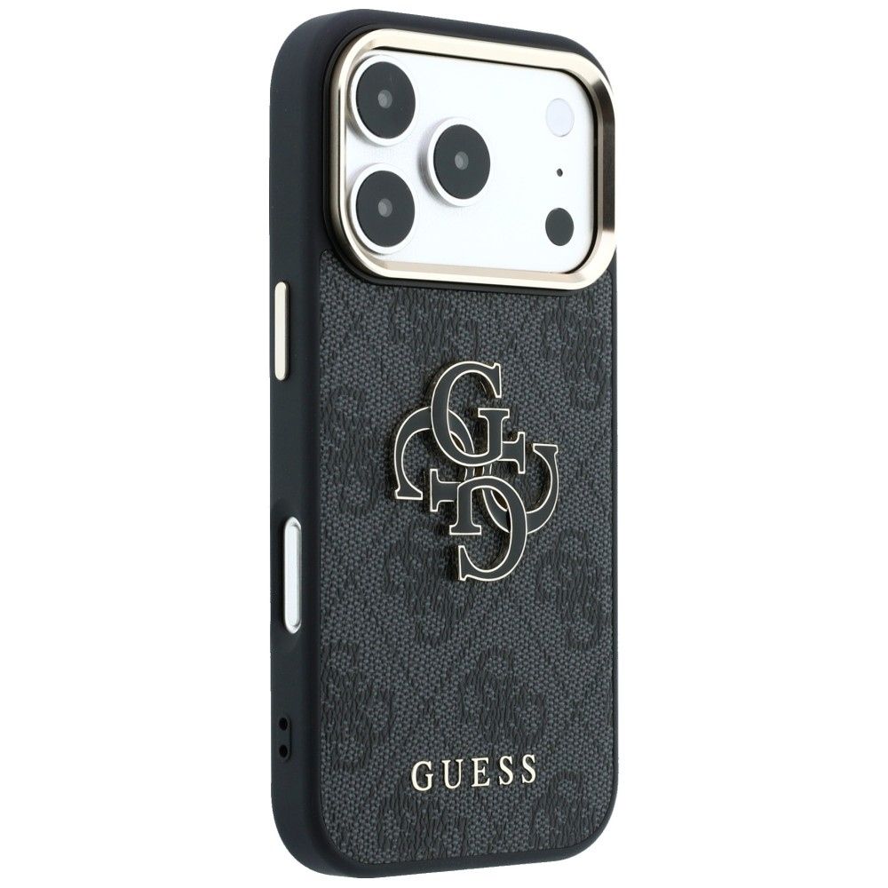 GUESS case for IPHONE 18 Pro Max / 17 Pro Max GUE005482 (PU FW Resin Logo) black