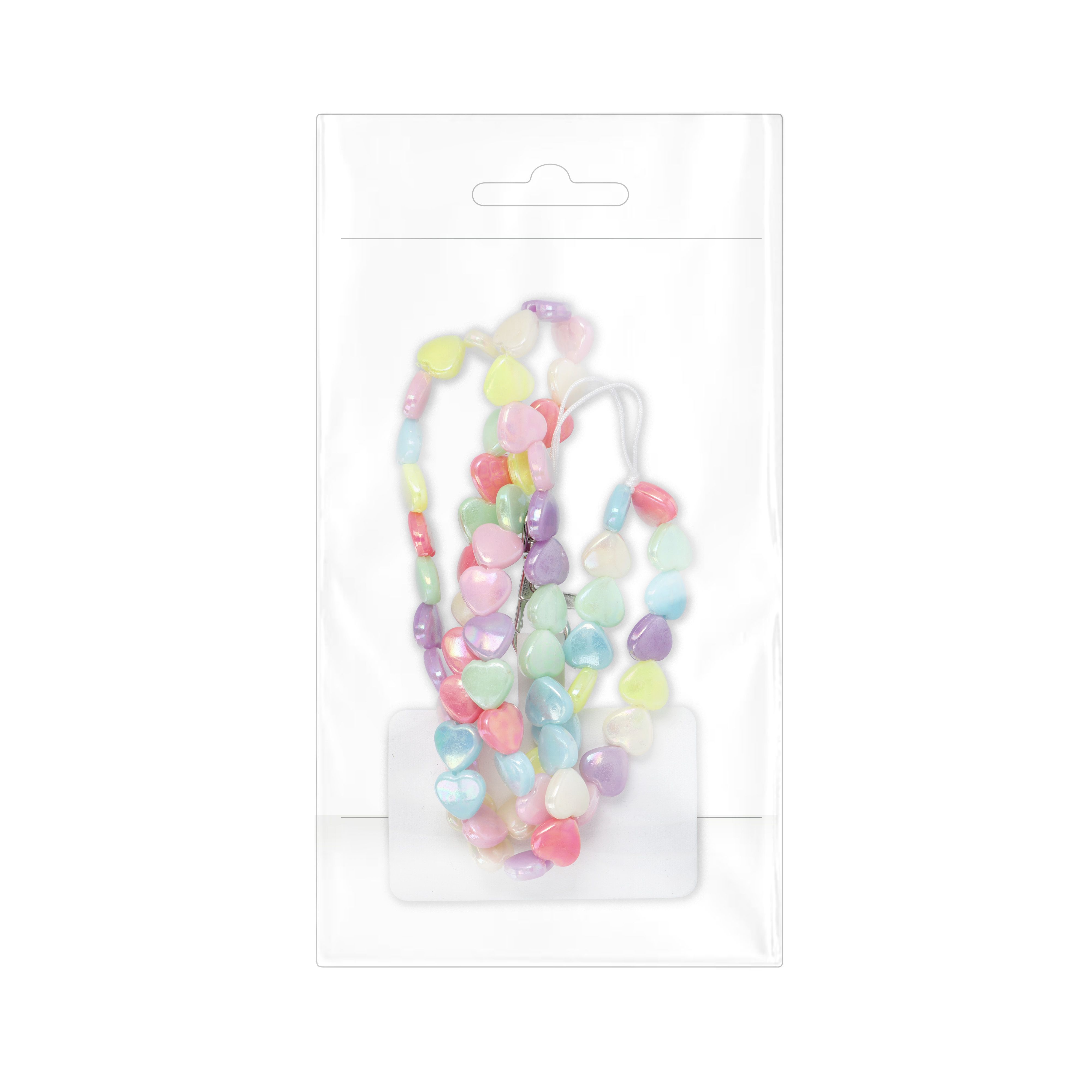 PIXIE pendant for the phone / cord length 68cm (34cm in the loop) / on neck - hearts
