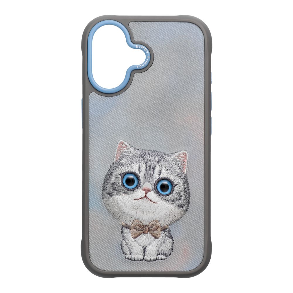NIMMY case BIG EYED PET 2.0 Cat for IPHONE 17 gray