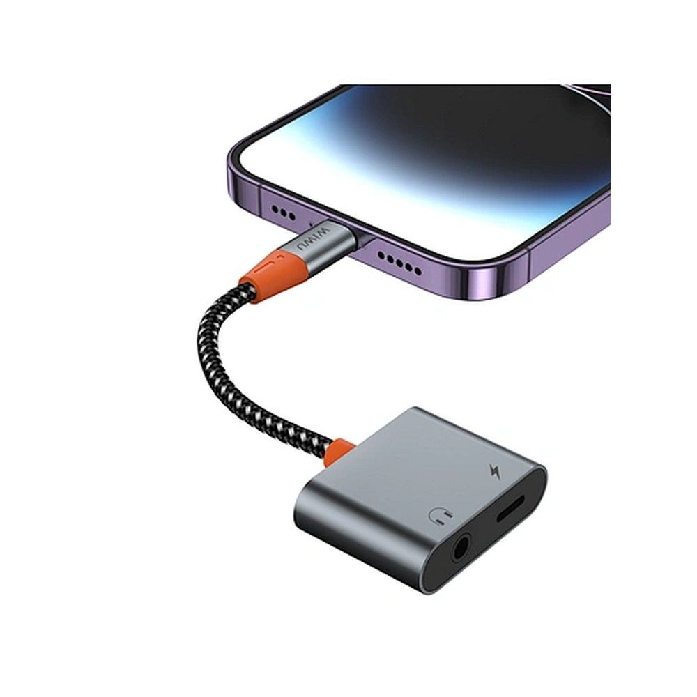 WiWU - Audio adapter LT10 Typ C do Typ C + 3.5mm