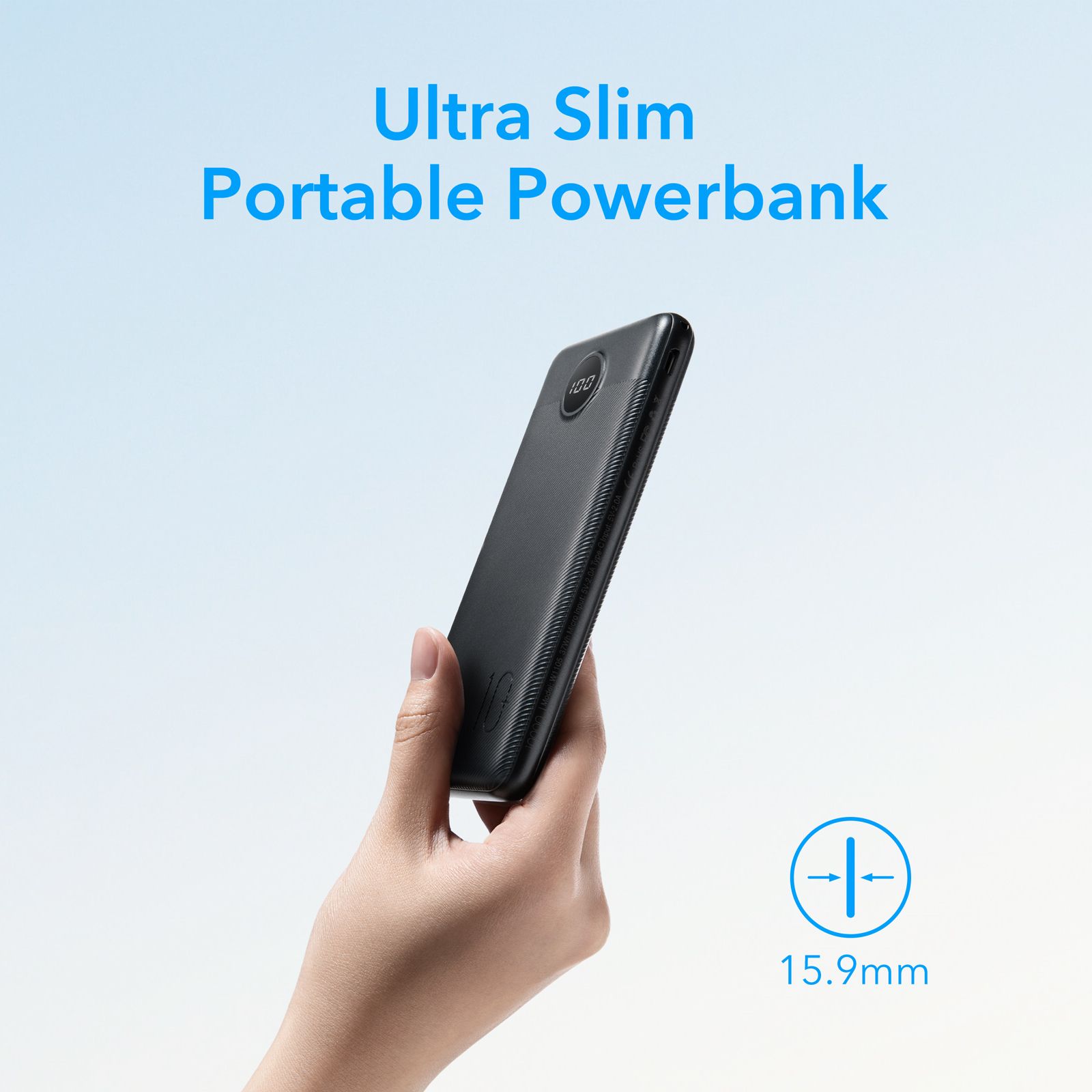 VEGER powerbank 10000 mAh PD QC3.0 2A 20W L10S (W1105PD) czarny