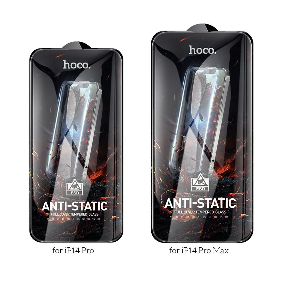 Szkło hartowane do iPhone 14 PRO MAX Hoco HD Anti-static 25 sztuk G10