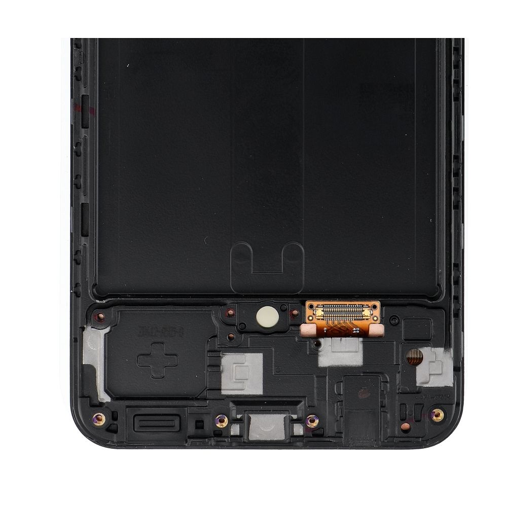FIXCELL lcd display for SAMSUNG A50 AMOLED with frame black (change glass)