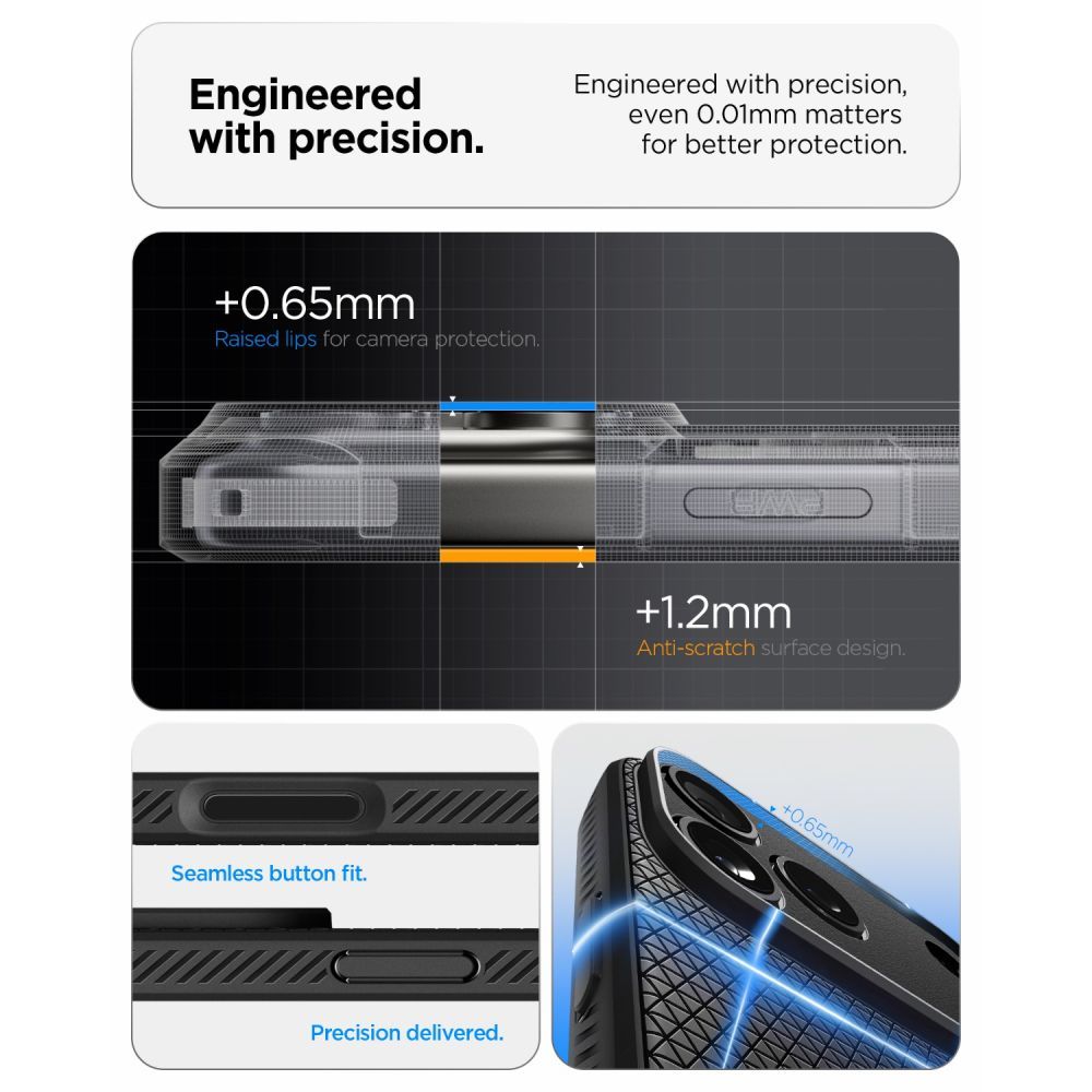 SPIGEN case LIQUID AIR for IPHONE 17 Pro Max/ 18 Pro Max matte black