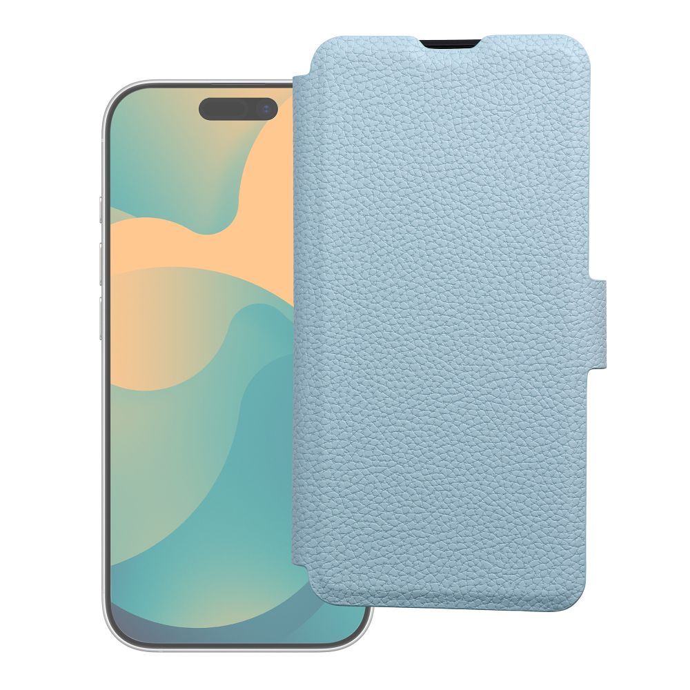 Flip case for iPhone 17 PRO / 18 PRO Max Protect light blue