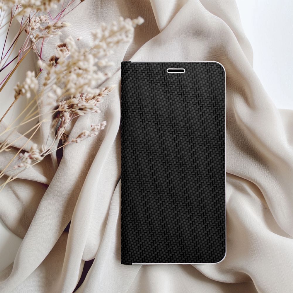 LUNA Book Carbon for IPHONE 15 black
