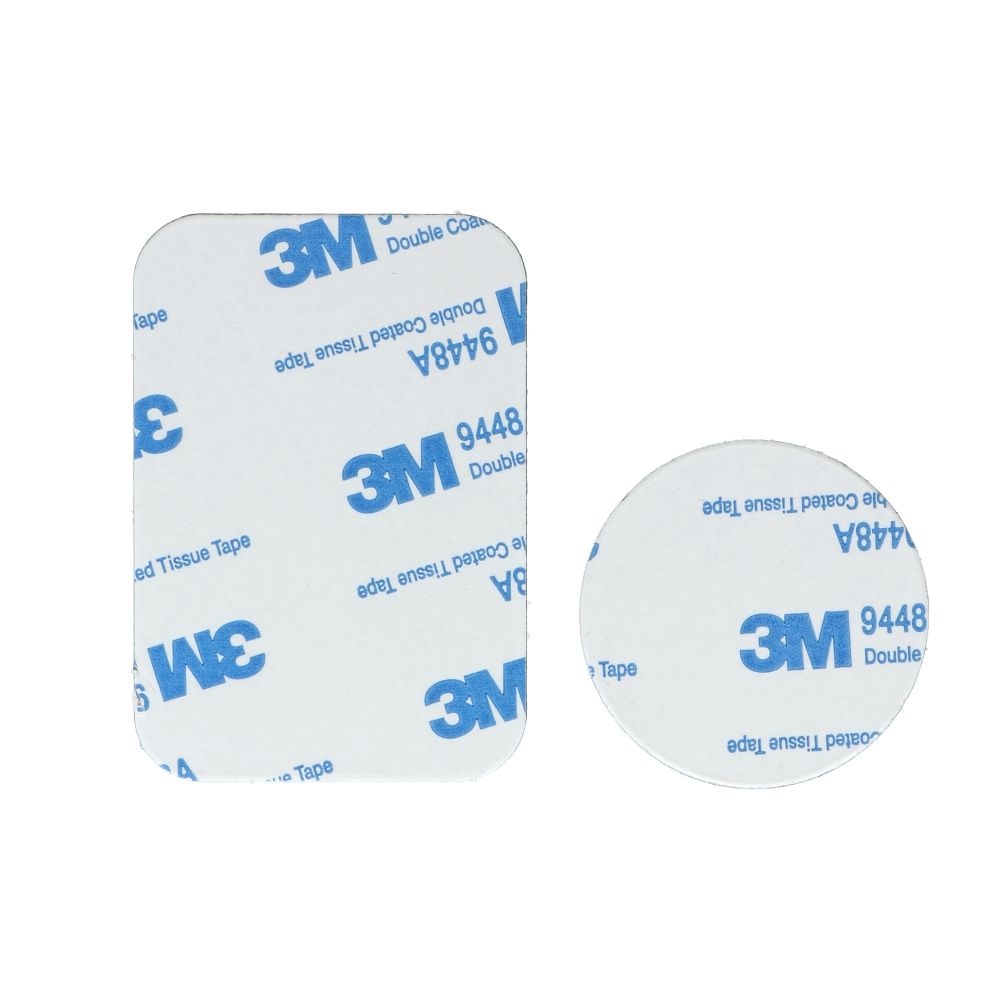 Blaszki do uchwytu magnetycznego czarno srebrne