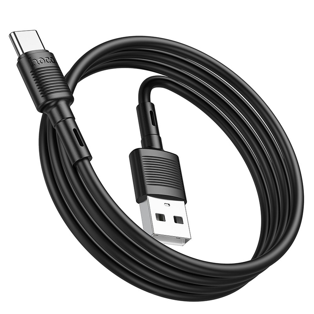 Kabel USB A do USB C Hoco 3A 1 m X83 czarny