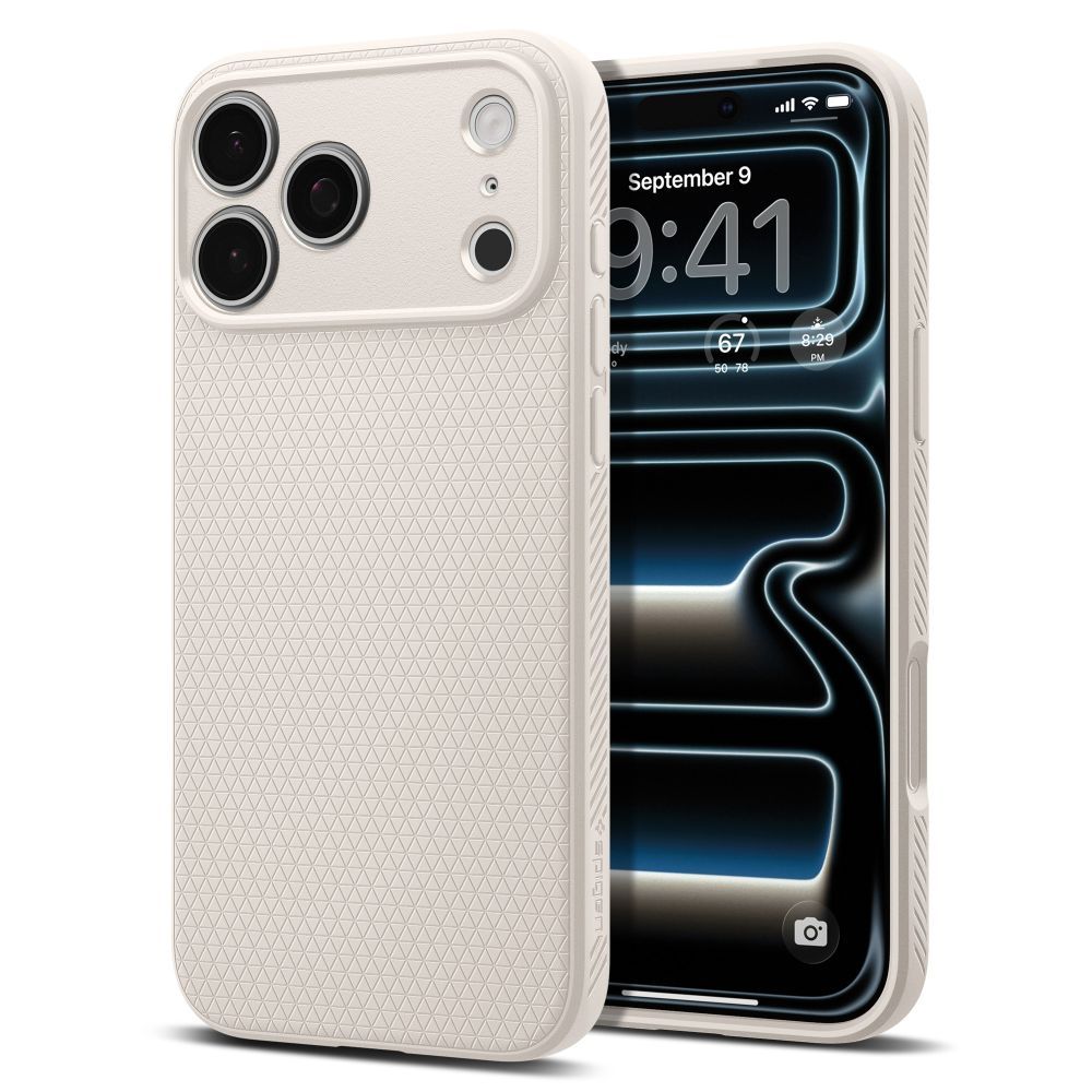 SPIGEN case LIQUID AIR for IPHONE 17 Pro Max/ 18 Pro Max natural titanium