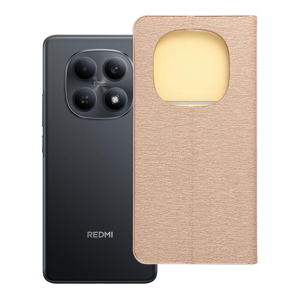 Flip case for Xiaomi Redmi NOTE 15 5G Luna Book Gold gold
