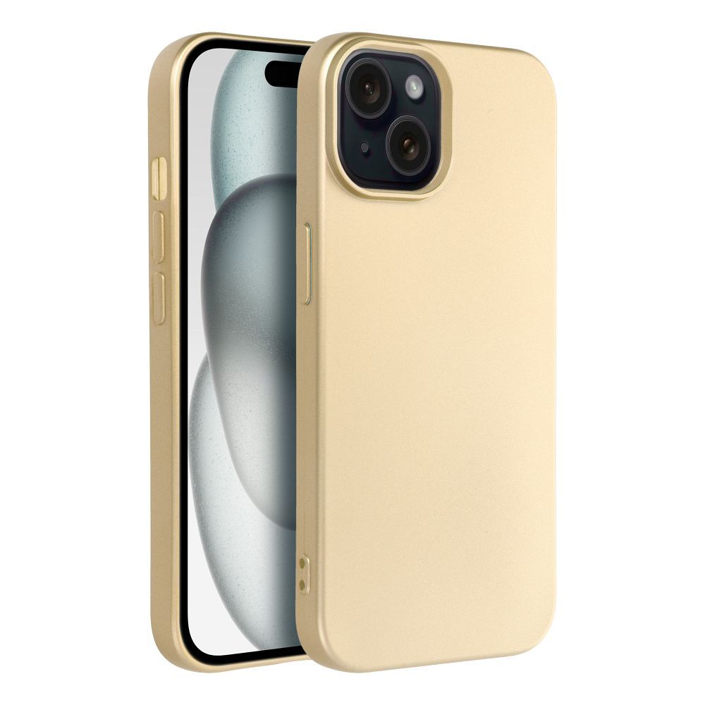 Futerał METALLIC do IPHONE 15 złoty