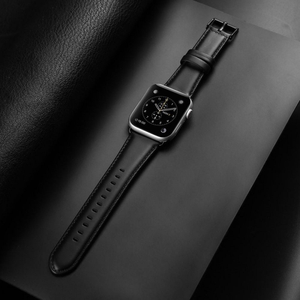 DUX DUCIS pasek YA skórzany do Apple Watch 38 / 40 / 41 mm czarny