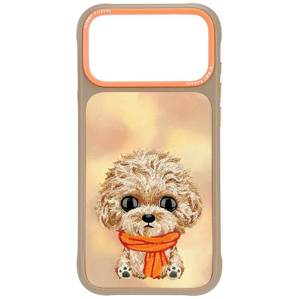 NIMMY case BIG EYED TEDDY POODLE for IPHONE 18 Pro/17 Pro brown