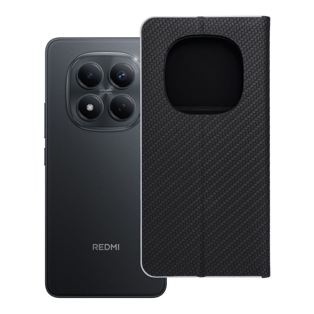 Flip case for Xiaomi Redmi NOTE 15 PRO 5G Luna Book Carbon black