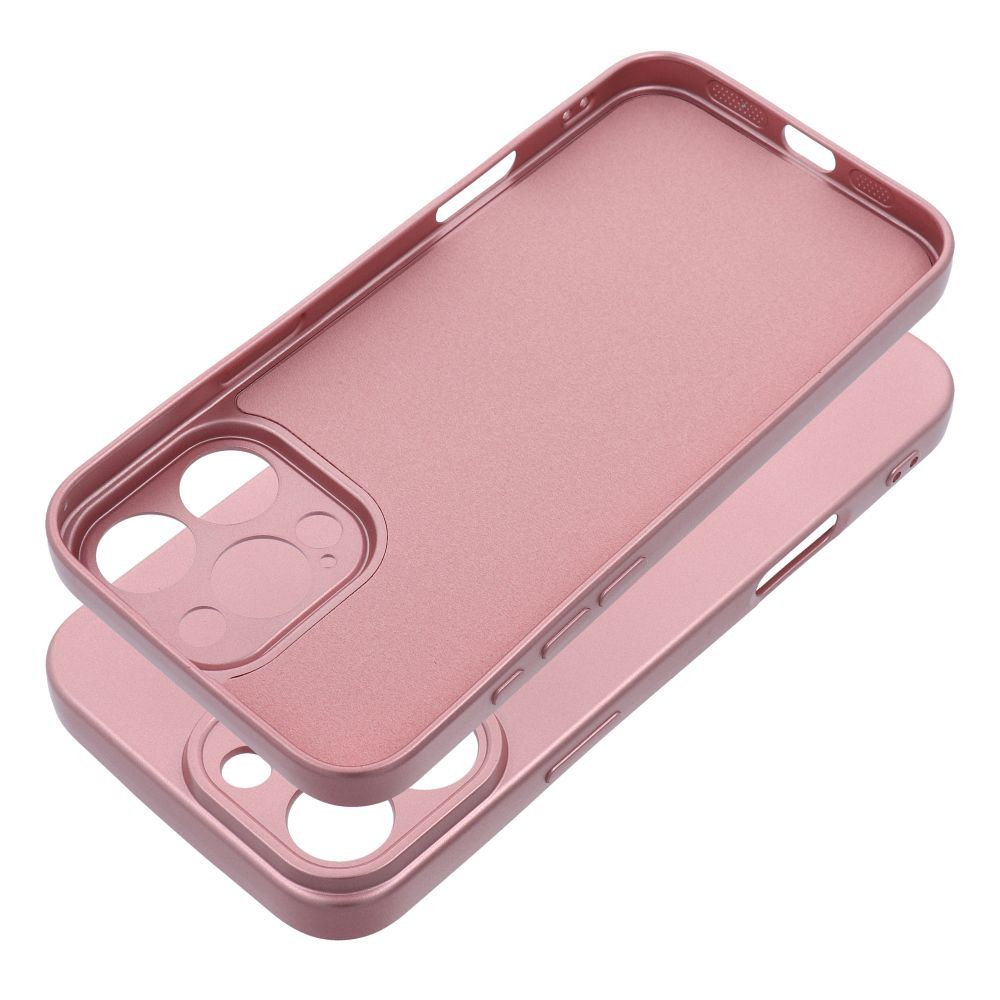 Futerał METALLIC do IPHONE 16 Pro Max różowy