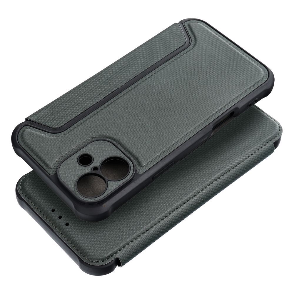 Kabura RAZOR Book do IPHONE 16 ciemnozielony