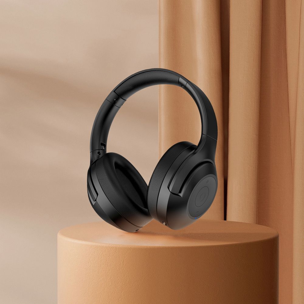 Słuchawki bezprzewodowe nauszne Forcell F-Audio ANC Sonic Aura czarne