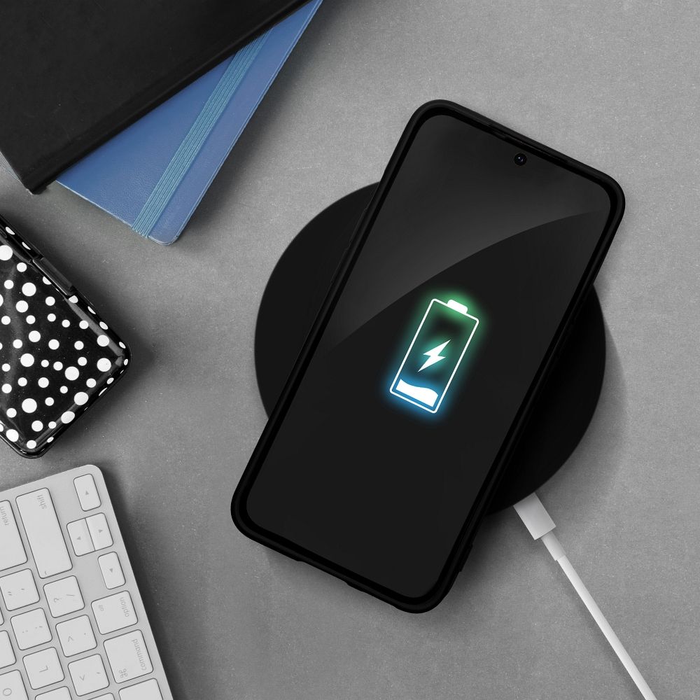 Futerał SILICONE do SAMSUNG S25 Plus czarny