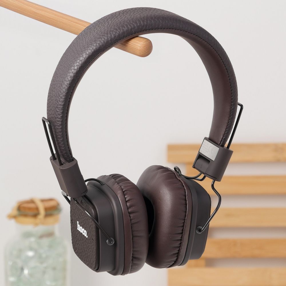 Wireless headphones Hoco W56 brown