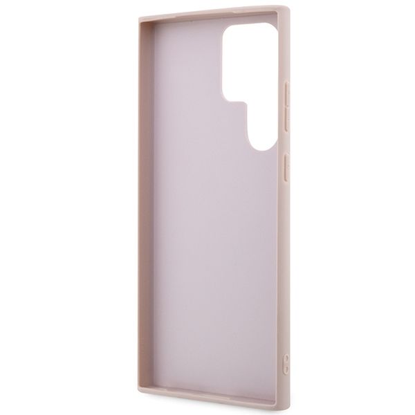 GUESS case for SAMSUNG S24 Ultra GUHCS24L4GMGPI (Leather 4G Metal Logo) pink