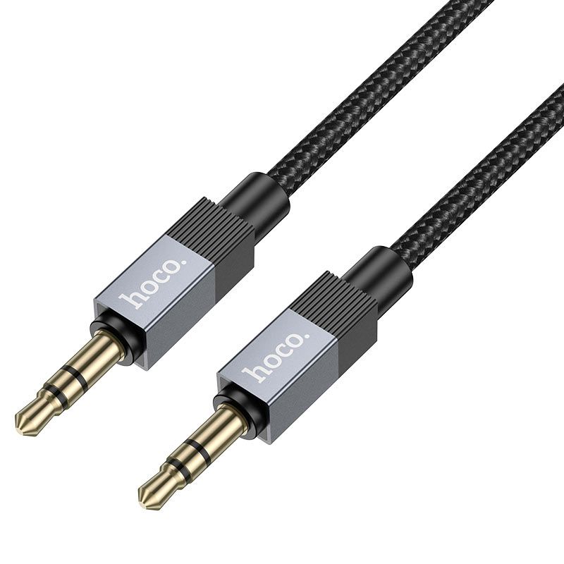 Cable AUX Jack 3,5 mm (male) to Jack 3,5 mm (male) Hoco 1 m UPA32 black