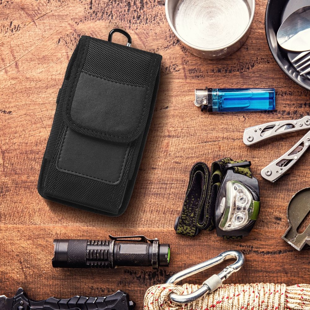 Vertical universal case OXFORD model 2 for IPHONE 6 / 7 / 8 / 12 MINI / 13 MINI / SAMSUNG A40 / S5 black