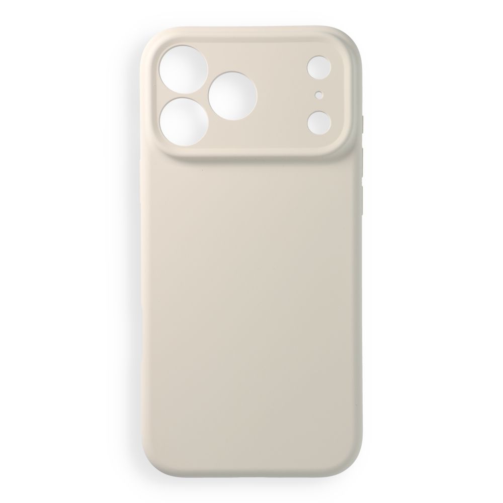 Case for iPhone 18 Pro Max / 17 Pro Max Forcell F-Protect Rubber Premium compatible with MagSafe antique white