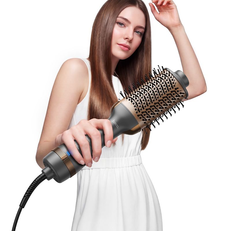 Hair dryer with temperature control Hoco HP100 gray