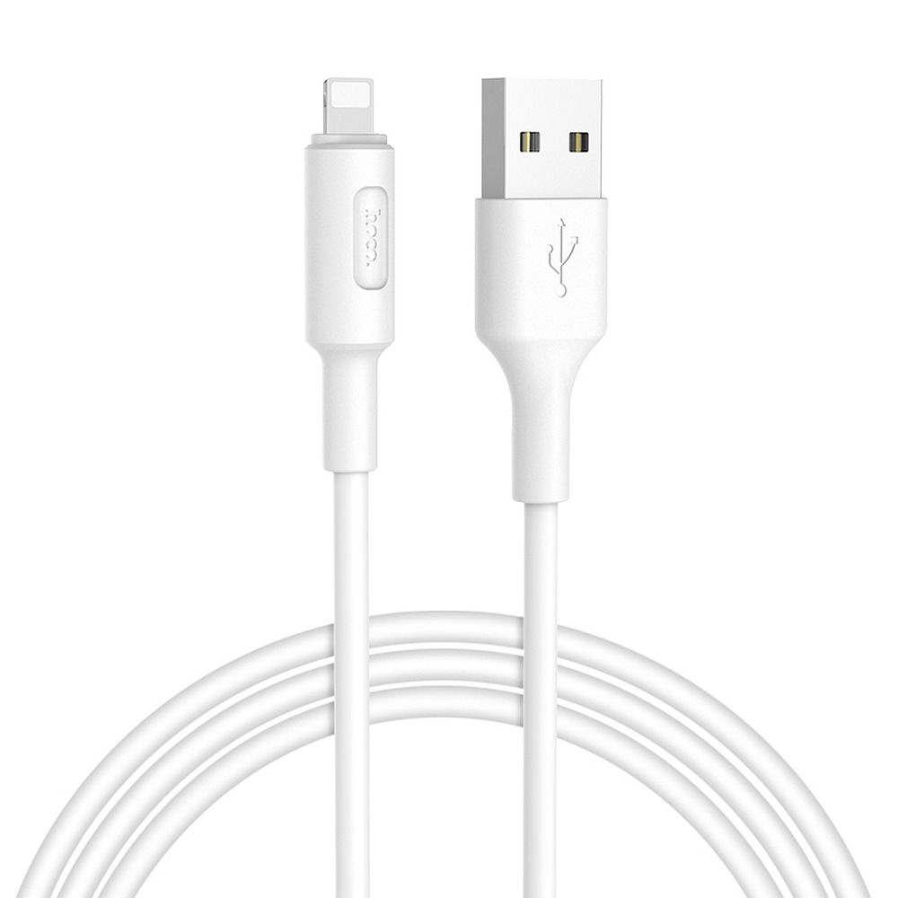 Kabel USB A do Lightning Hoco 2A 1 m X25 biały