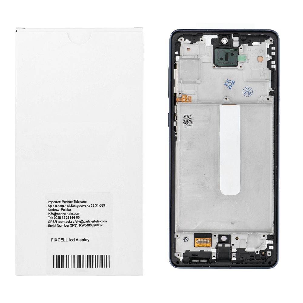 REWA lcd display for SAMSUNG A73 5G color OLED with frame