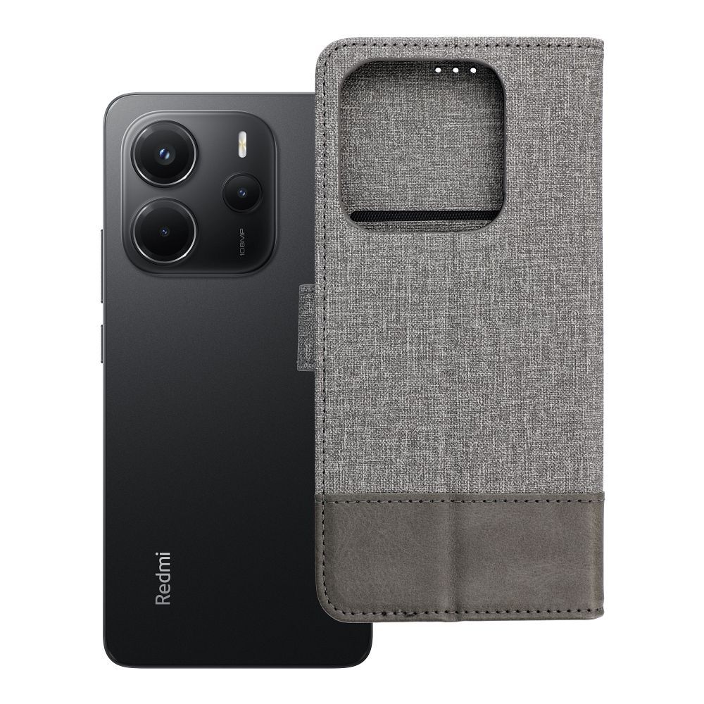 Flip case for Xiaomi Redmi Note 14 5G Gomma Book gray