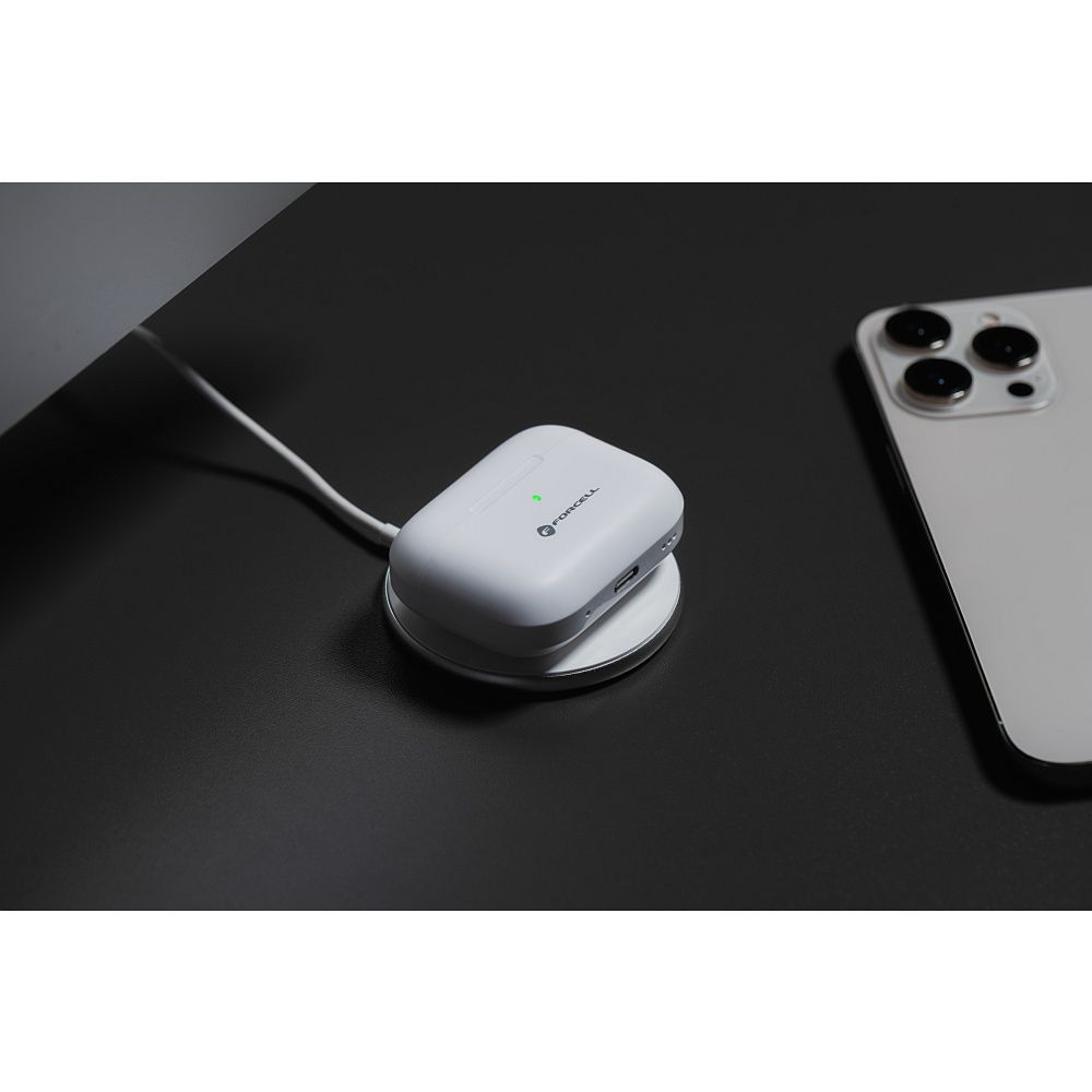 Słuchawki bezprzewodowe douszne Forcell F-Audio TWS Master Pro białe