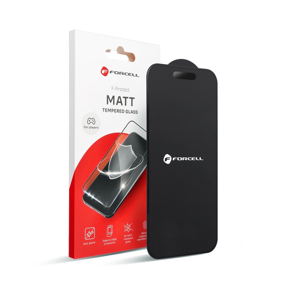 Szkło hartowane do iPhone XR / 11 Forcell Matt Glass czarne