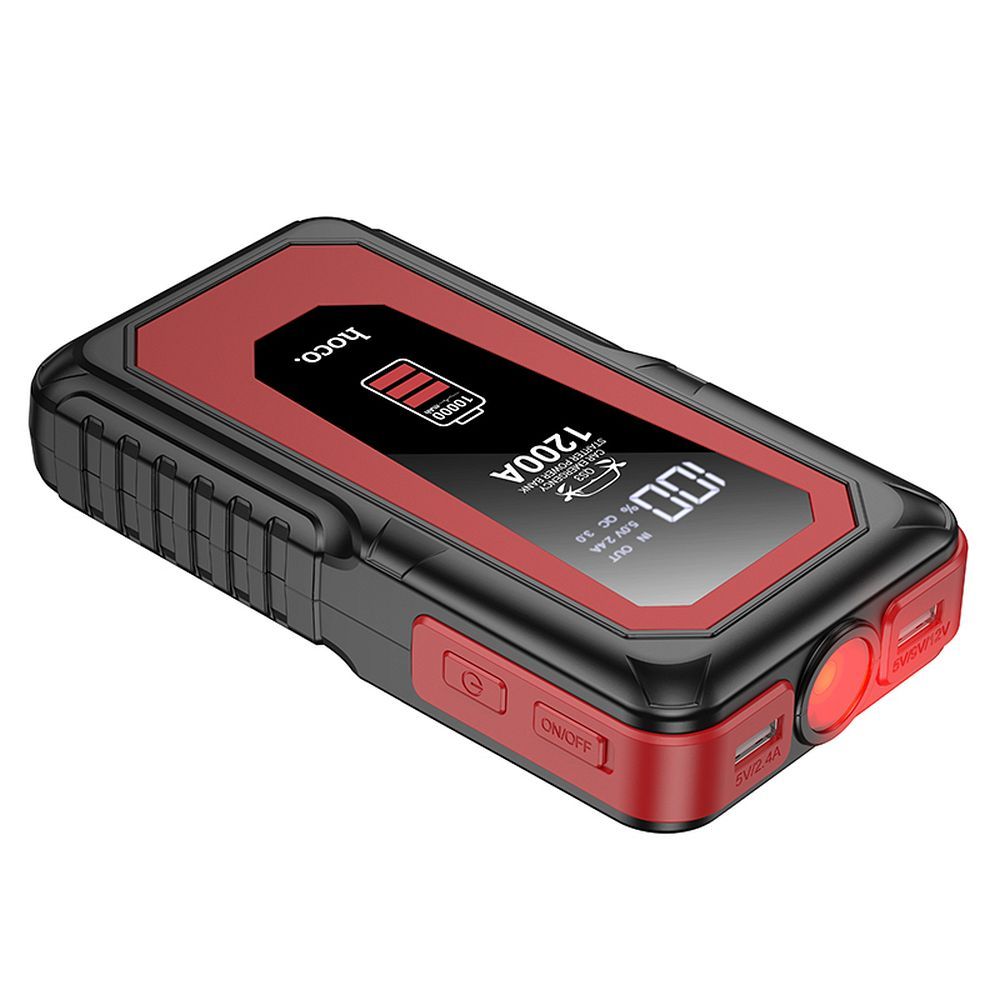 Powerbank Hoco 10000 mAh 2,4A 18W with a car jump-start function QS3 black