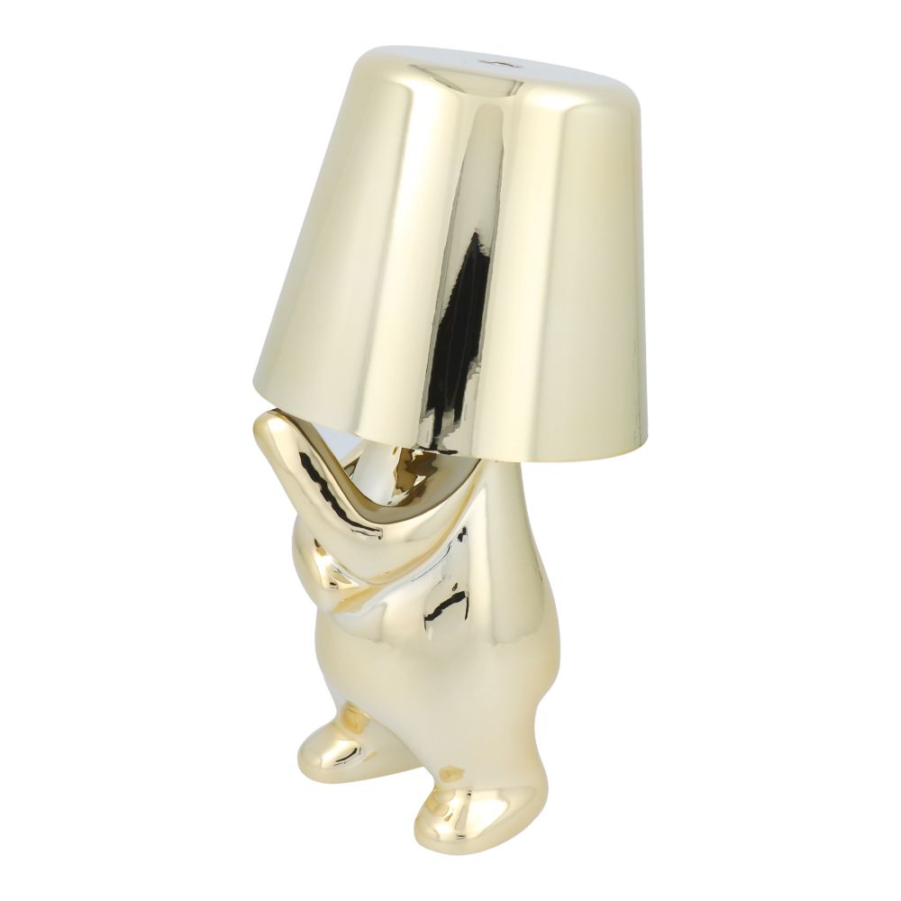 Lampka nocna GOLD MAN Art Deco stojący (wzór 3) MLTL
