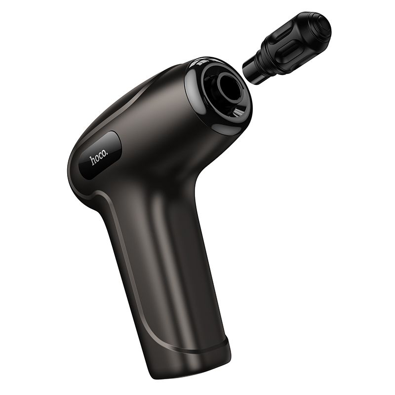 Electric mini silent massager GUN Hoco HP51 metal gray