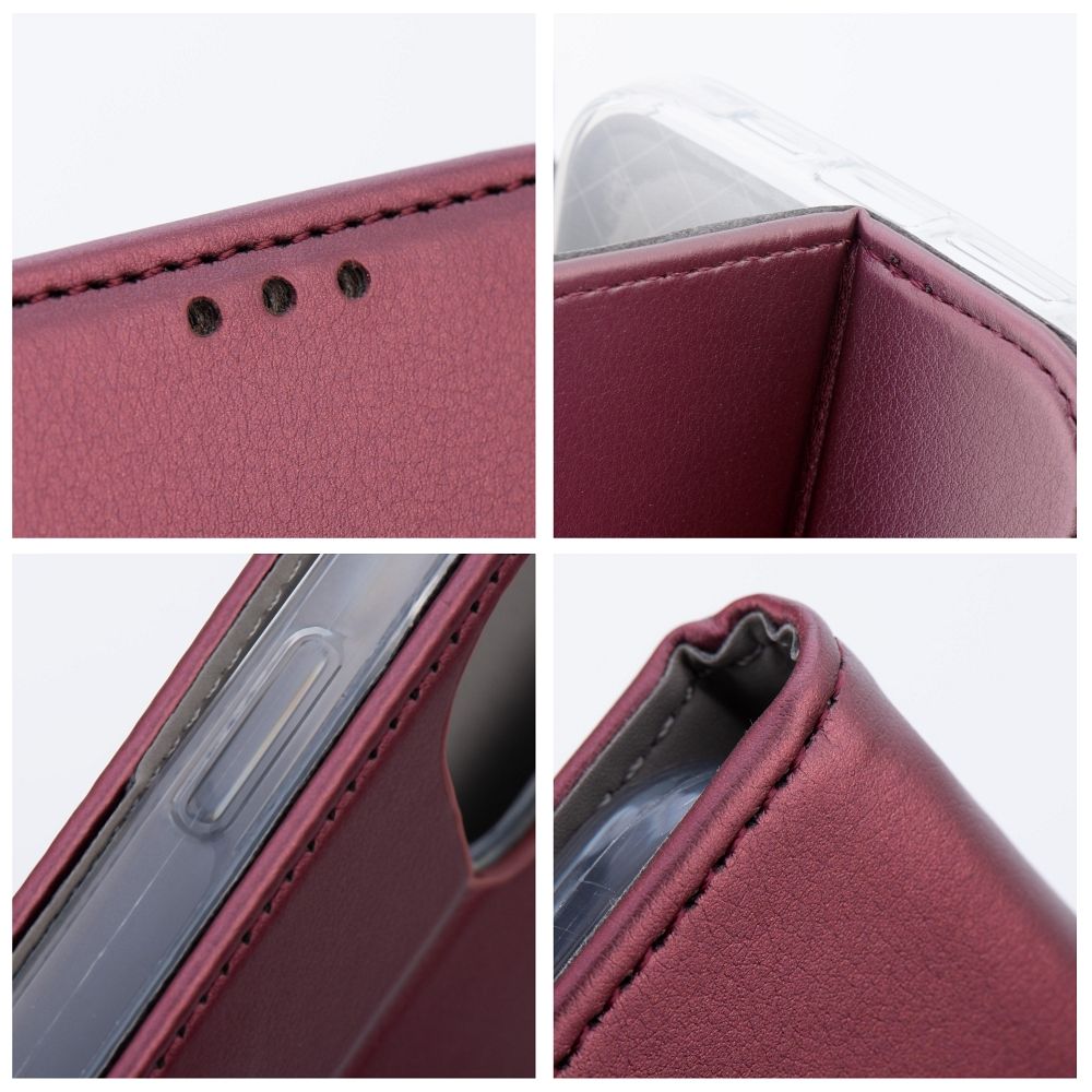 Flip case for Xiaomi 18 PRO Smart Magneto burgundy