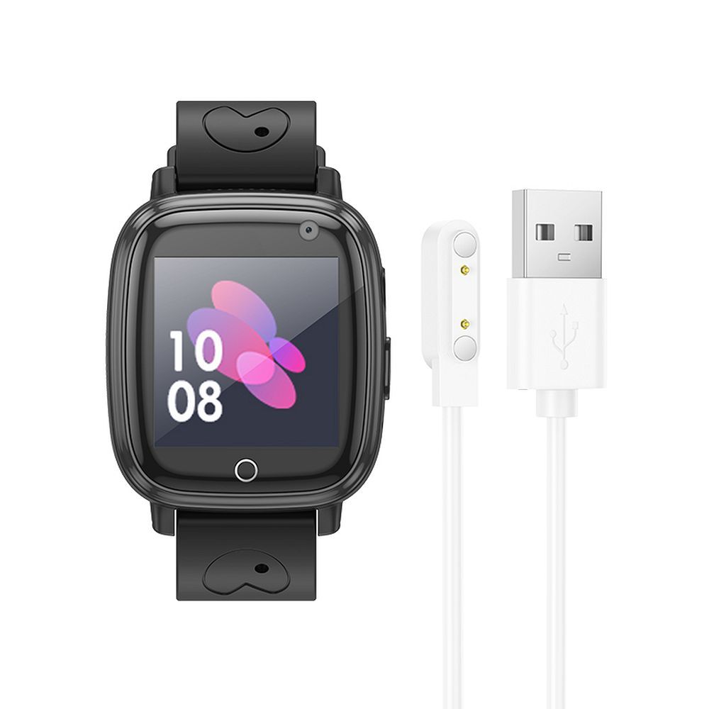 Smartwatch dla dzieci Hoco 1,44" 2G z funkcją rozmowy Y100 czarny