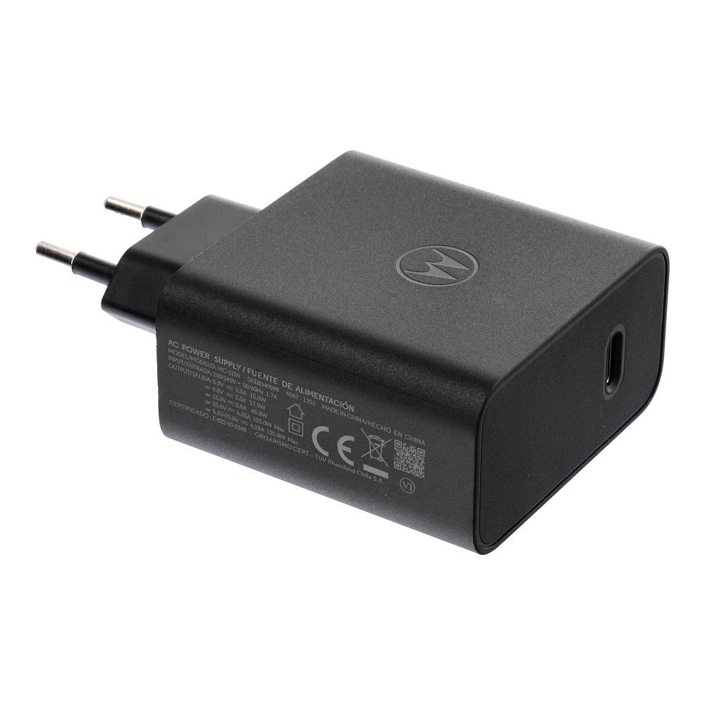 MOTOROLA original charger Type C 125W MC-1259 black bulk