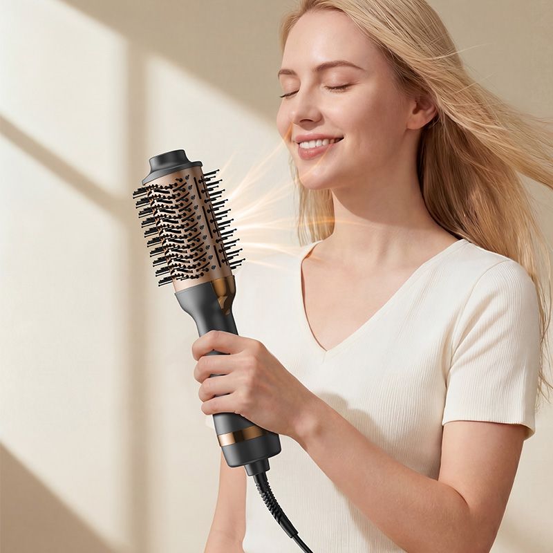 Hair dryer with temperature control Hoco HP100 gray