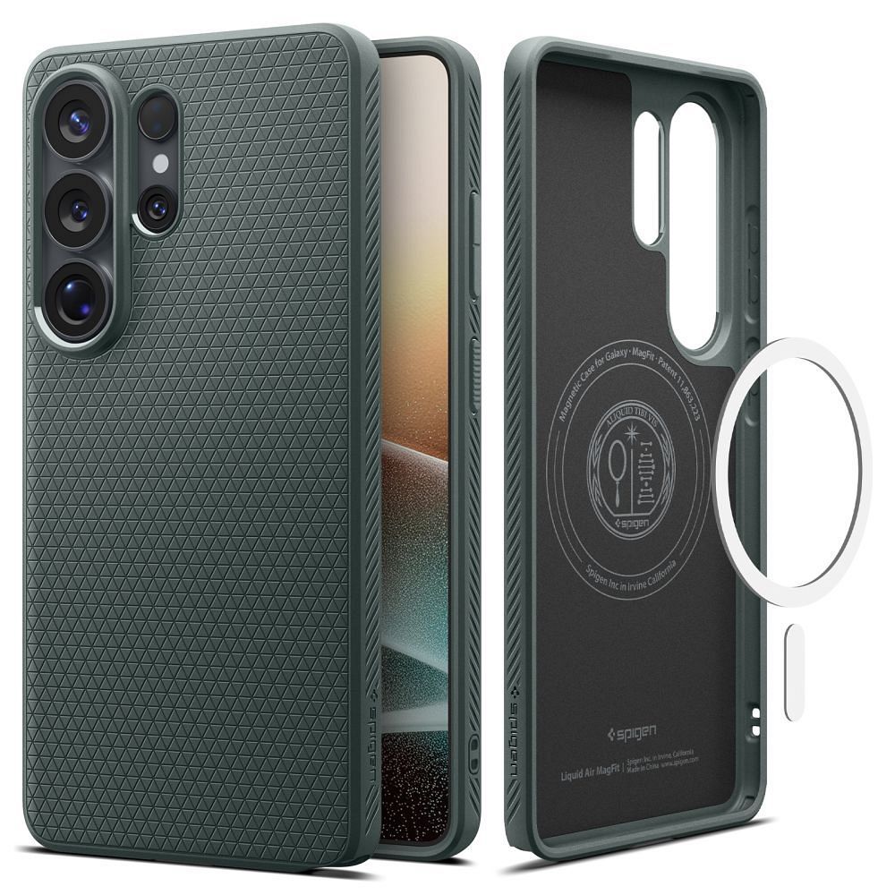 SPIGEN case LIQUID AIR MAG compatible with MagSafe for SAMSUNG S26 Ultra abyss green